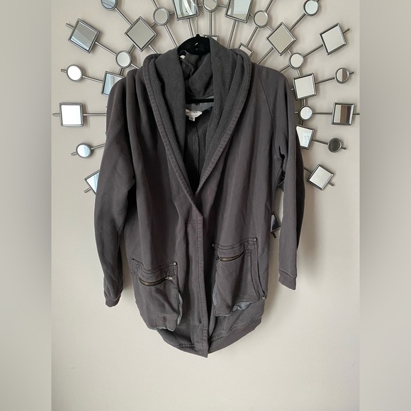 Wilfred Free Rousseau Sweater Zip Up Long Sleeve Jacket Gray Size XSmall - Picture 2 of 5